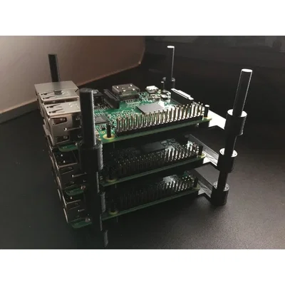 Khung tháp lắp ghép Raspberry Pi Cluster (tương thích Pi 3, 4, 5)