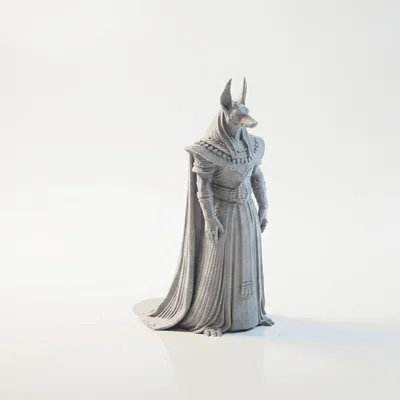 Tượng 3D Thần Anubis - Thần Thoại Ai Cập