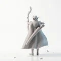 Mô hình 3D Xạ thủ Fantasy có thể in ấn - Thumbnail 3