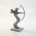 Mô hình tượng cung thủ fantasy in 3D - Thumbnail 1