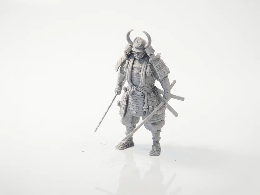 Mô hình 3D Chiến binh Samurai giáp trụ phong cách Fantasy - Image 1