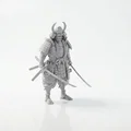 Mô hình 3D Chiến binh Samurai giáp trụ phong cách Fantasy - Thumbnail 2