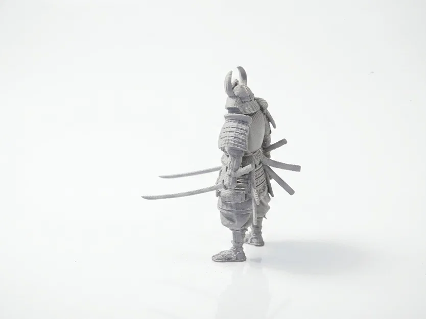 Mô hình 3D Chiến binh Samurai giáp trụ phong cách Fantasy - Image 4