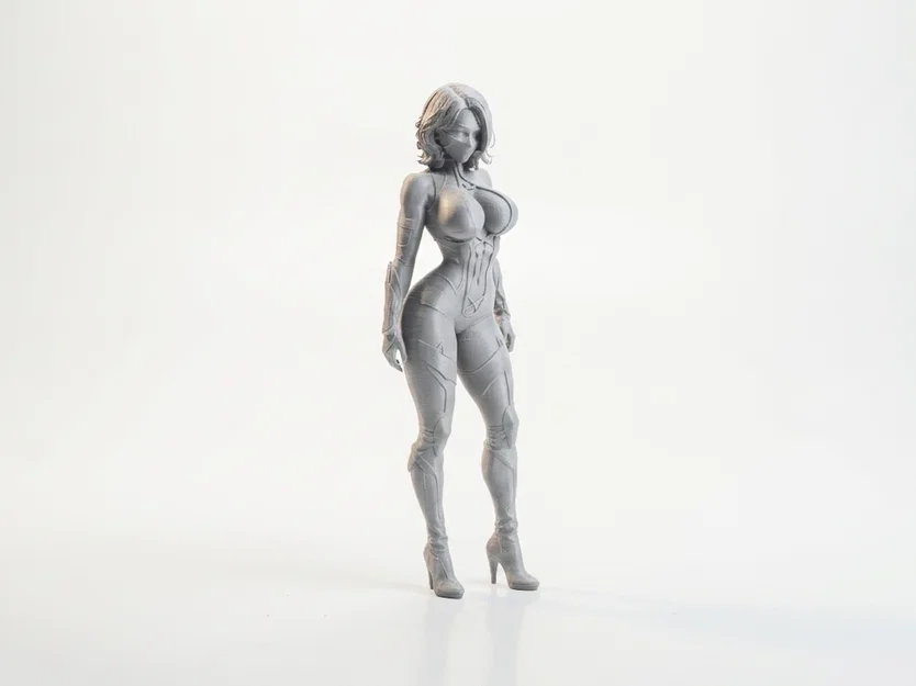 Mô hình nữ sát thủ fantasy 3D có thể in ấn - Image 2