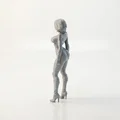 Mô hình nữ sát thủ fantasy 3D có thể in ấn - Thumbnail 4