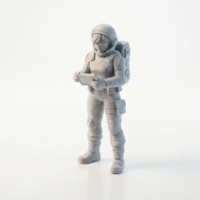 Mô hình Phi hành gia - Tượng Space Explorer in 3D