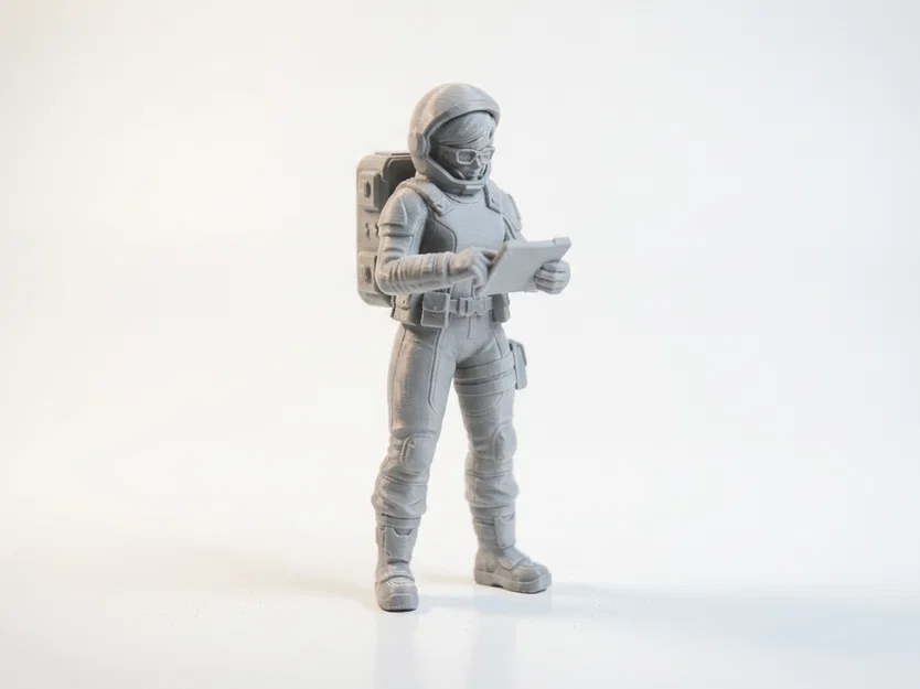 Mô hình Phi hành gia - Tượng Space Explorer in 3D - Image 2