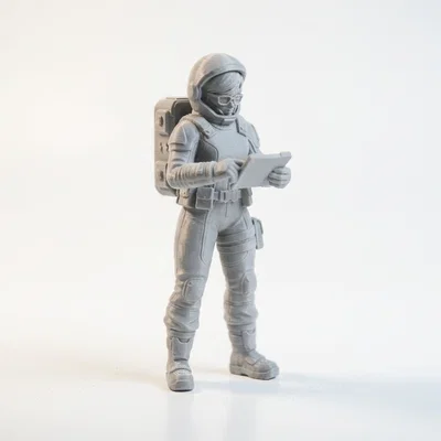Mô hình Phi hành gia - Tượng Space Explorer in 3D