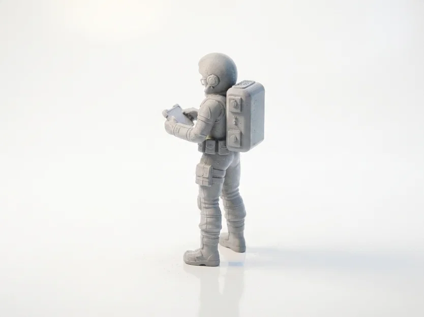 Mô hình Phi hành gia - Tượng Space Explorer in 3D - Image 4