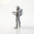 Mô hình Phi hành gia - Tượng Space Explorer in 3D - Thumbnail 4