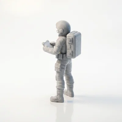 Mô hình Phi hành gia - Tượng Space Explorer in 3D