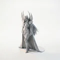 Mô Hình 3D Chiến Binh Nữ Hoàng Trung Cổ - Battle Queen Armored Warrior - Thumbnail 1