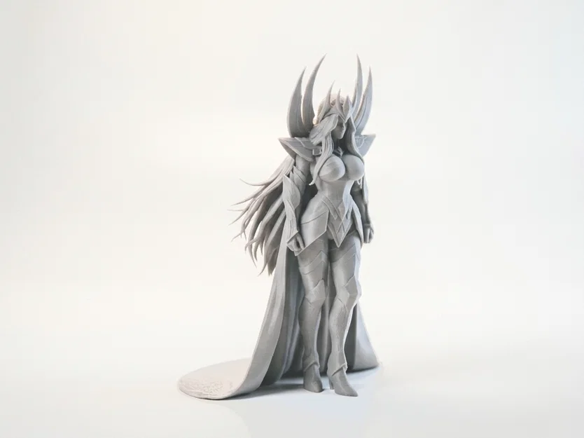 Mô Hình 3D Chiến Binh Nữ Hoàng Trung Cổ - Battle Queen Armored Warrior - Image 2