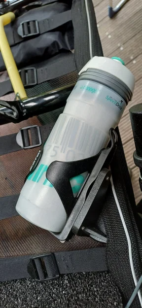 Ngàm gắn bình nước cho xe đạp HP Velotechnik - Phụ kiện in 3D tiện lợi - Image 1