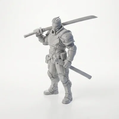 Mô hình chiến binh Blademaster Fantasy 3D để in