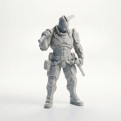 Mô hình chiến binh Blademaster Fantasy 3D để in
