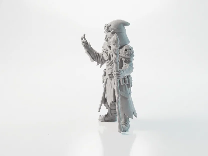 Mô hình 3D Bone Warlock - Pháp Sư Xương Fantasy có thể in 3D - Image 1