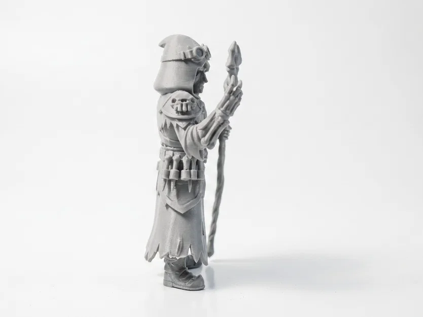 Mô hình 3D Bone Warlock - Pháp Sư Xương Fantasy có thể in 3D - Image 3