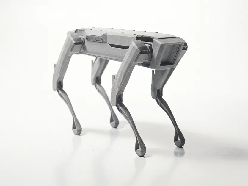 Mô hình Chó Robot 4 chân Sci-Fi in 3D - Image 2