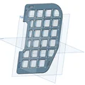 Tấm giá đỡ Molle và giá bình nước cho khung bảo vệ động cơ Tenere 700 - Thumbnail 2