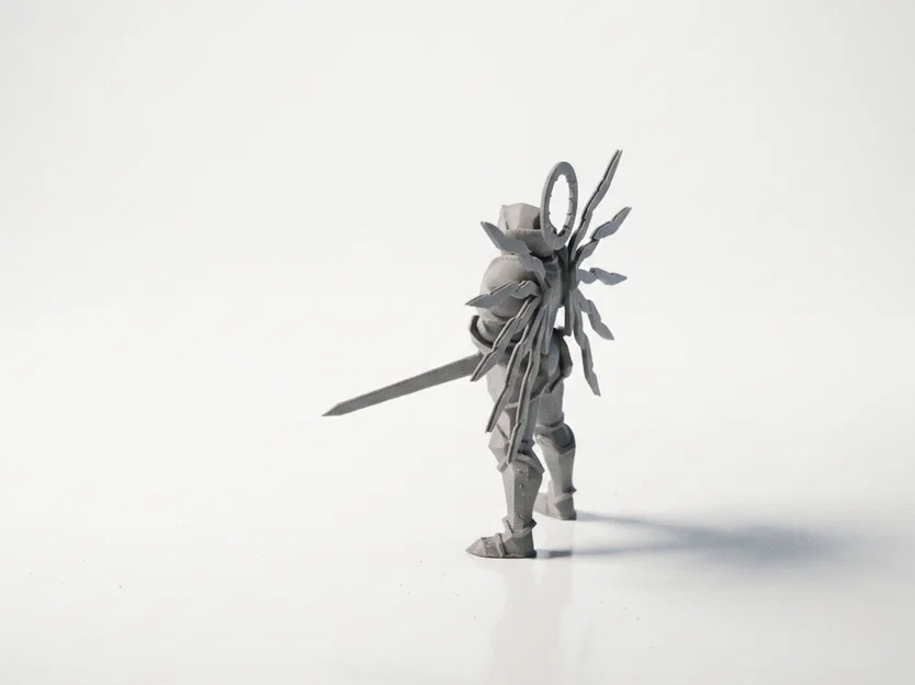 Mô hình 3D Chiến Binh Celestial Blade - Fantasy Figurine - Image 4