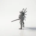 Mô hình 3D Chiến Binh Celestial Blade - Fantasy Figurine - Thumbnail 4