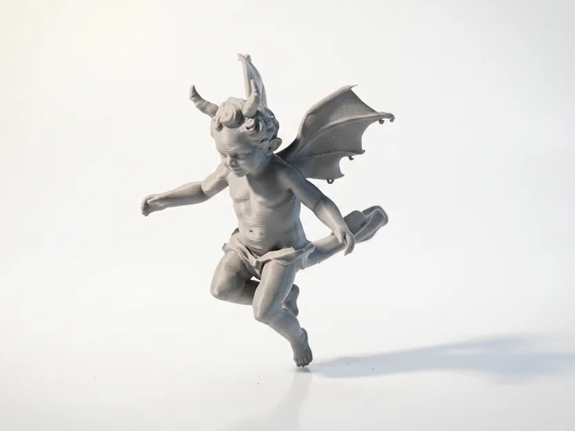 Mô hình 3D Thiên thần nhỏ Cherub đầy chất nghệ thuật - Image 1