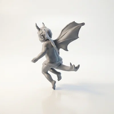 Mô hình 3D Thiên thần nhỏ Cherub đầy chất nghệ thuật