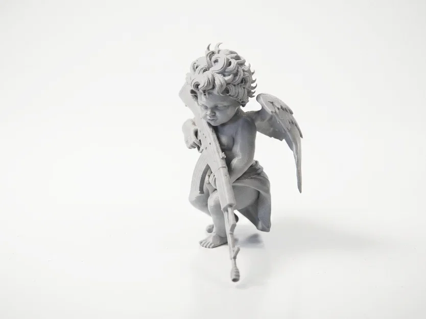 Mô hình 3D Cherubim Gunman - Thiên Thần Chiến Binh Fantasy - Image 1