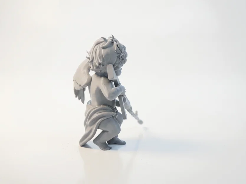 Mô hình 3D Cherubim Gunman - Thiên Thần Chiến Binh Fantasy - Image 3