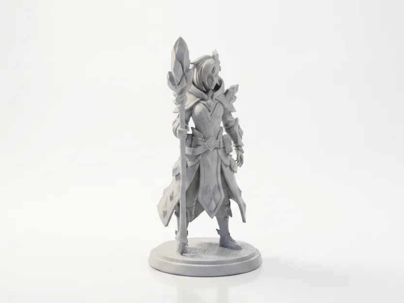 Mô hình 3D Crystal Queen - Tượng Nữ hoàng Pha lê phong cách Fantasy - Image 2
