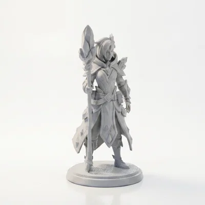 Mô hình 3D Crystal Queen - Tượng Nữ hoàng Pha lê phong cách Fantasy