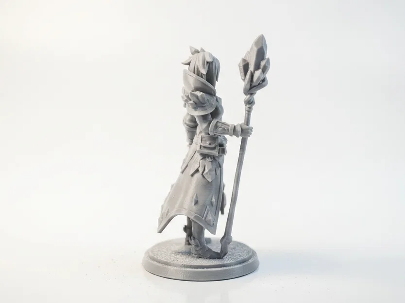 Mô hình 3D Crystal Queen - Tượng Nữ hoàng Pha lê phong cách Fantasy - Image 3