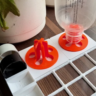 Đế Gridfinity cho giá úp bình nước Sodastream