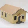 Mô hình tòa nhà văn phòng gạch nhỏ tỉ lệ HO kèm nội thất - Thumbnail 1