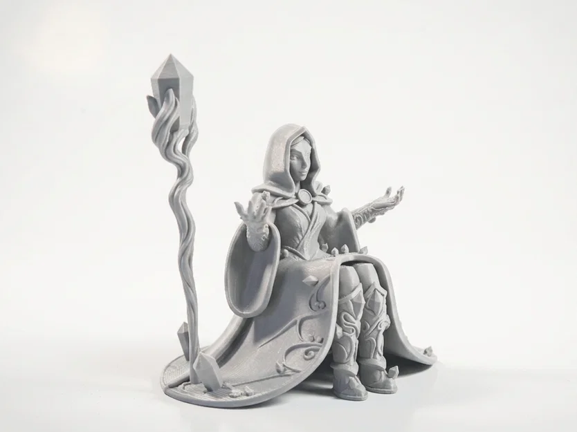 Mô hình 3D Crystal Sorcerer - Pháp sư Pha lê Giả tưởng - Image 2