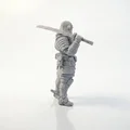 Mô hình 3D Cyberpunk Samurai - Chiến binh võ sĩ đạo tương lai - Thumbnail 3