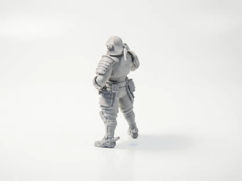 Mô hình 3D Cyberpunk Samurai - Chiến binh võ sĩ đạo tương lai - Image 4