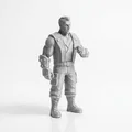 Mô hình Cyborg Man - Chiến binh người máy Fantasy in 3D - Thumbnail 2