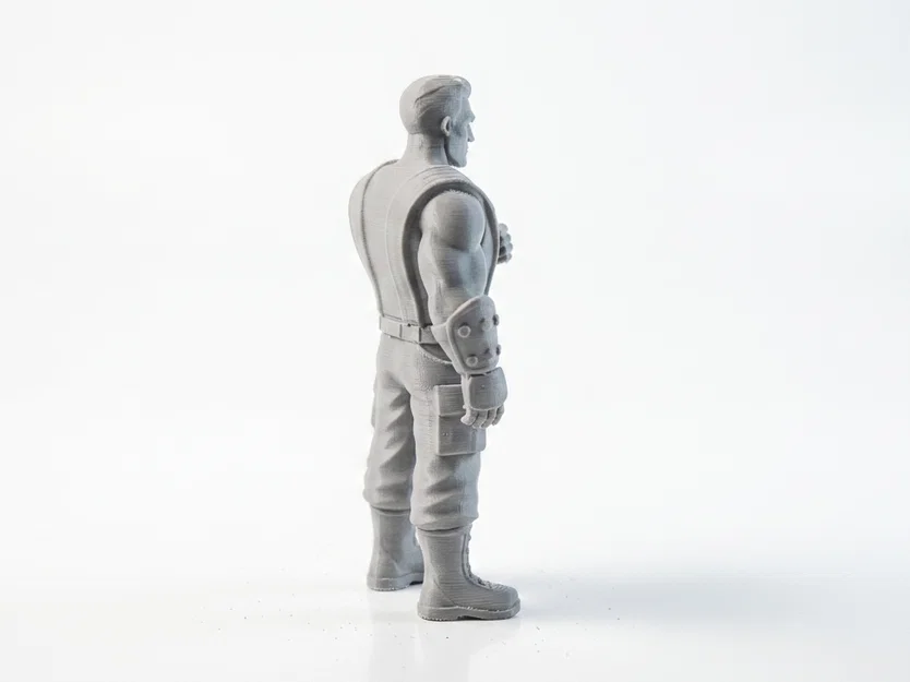 Mô hình Cyborg Man - Chiến binh người máy Fantasy in 3D - Image 3