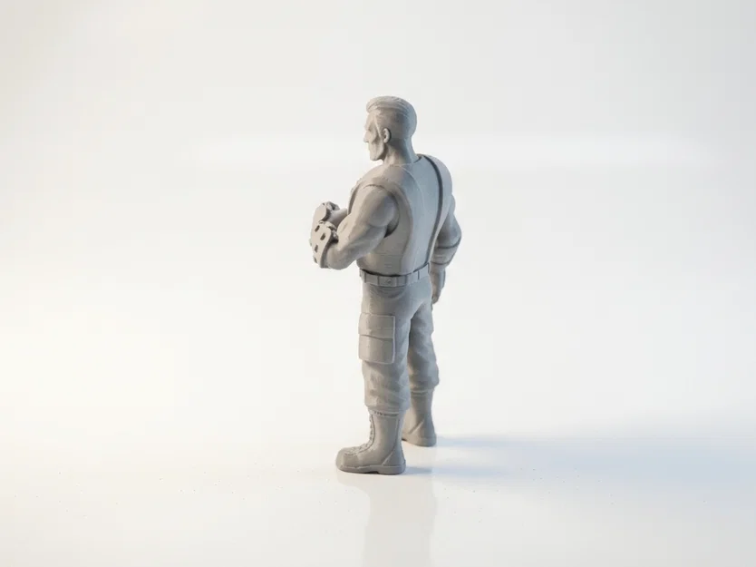 Mô hình Cyborg Man - Chiến binh người máy Fantasy in 3D - Image 4