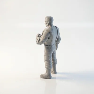 Mô hình Cyborg Man - Chiến binh người máy Fantasy in 3D
