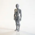 Mô hình Cyborg 3D - Thiết kế Fantasy Sci-Fi ấn tượng - Thumbnail 1