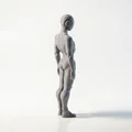 Mô hình Cyborg 3D - Thiết kế Fantasy Sci-Fi ấn tượng - Thumbnail 3