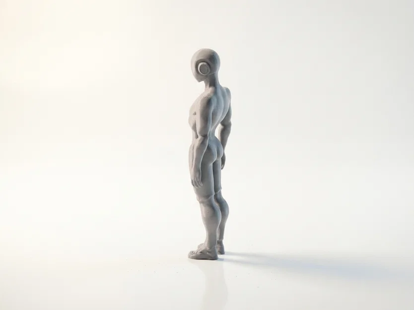 Mô hình Cyborg 3D - Thiết kế Fantasy Sci-Fi ấn tượng - Image 4