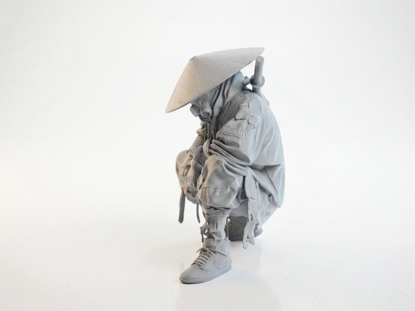 Mô hình tượng 3D Sát thủ trùm mũ phong cách Fantasy - Image 1