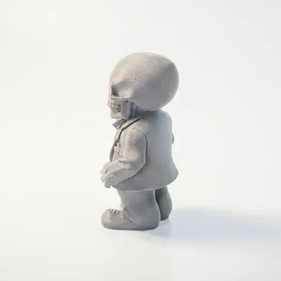 Mô hình quý ông bộ xương lịch lãm - File in 3D phong cách giả tưởng