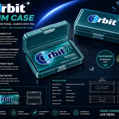 Hộp đựng kẹo cao su Orbit 3D (Orbit gum case) tiện lợi