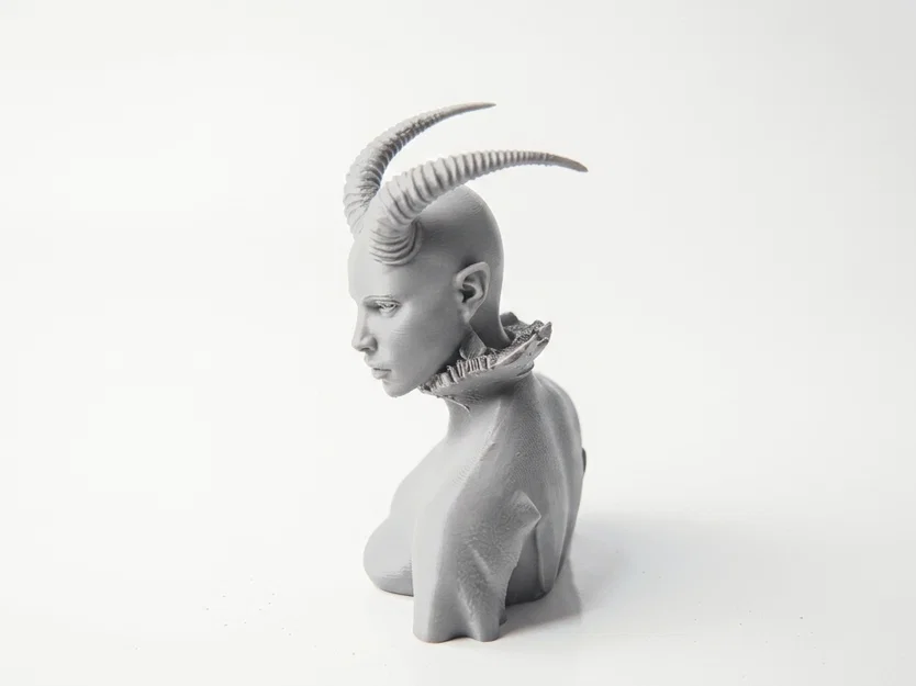 Tượng Bán Thân Ác Quỷ - Mô hình thần thoại giả tưởng in 3D - Image 1