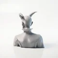 Tượng Bán Thân Ác Quỷ - Mô hình thần thoại giả tưởng in 3D - Thumbnail 4